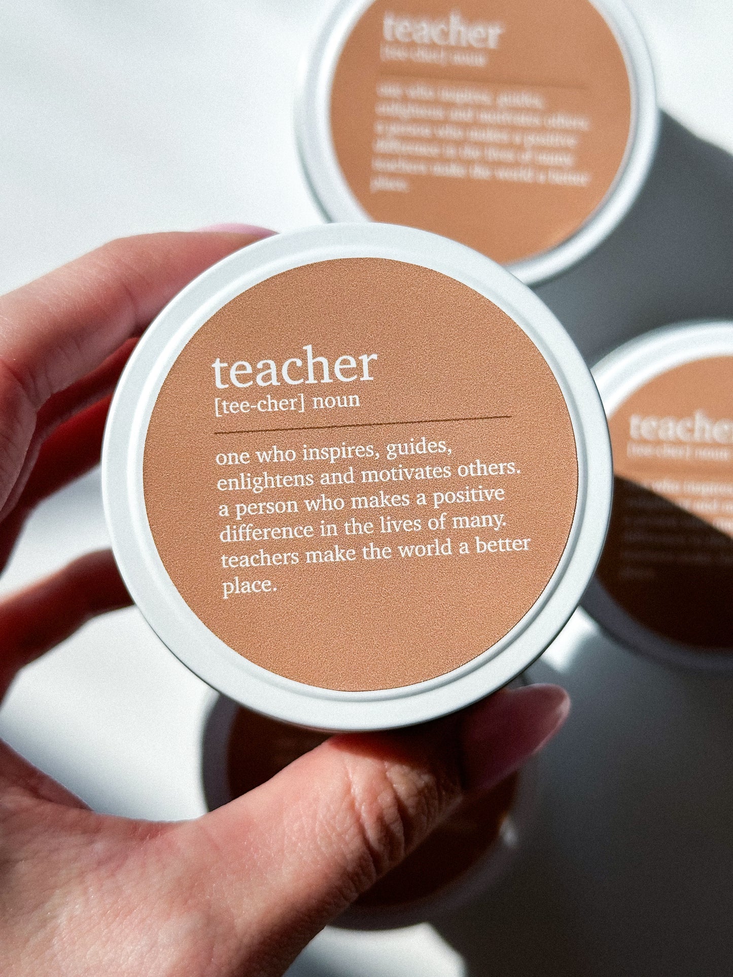 TEACHER Soy Candle Tin