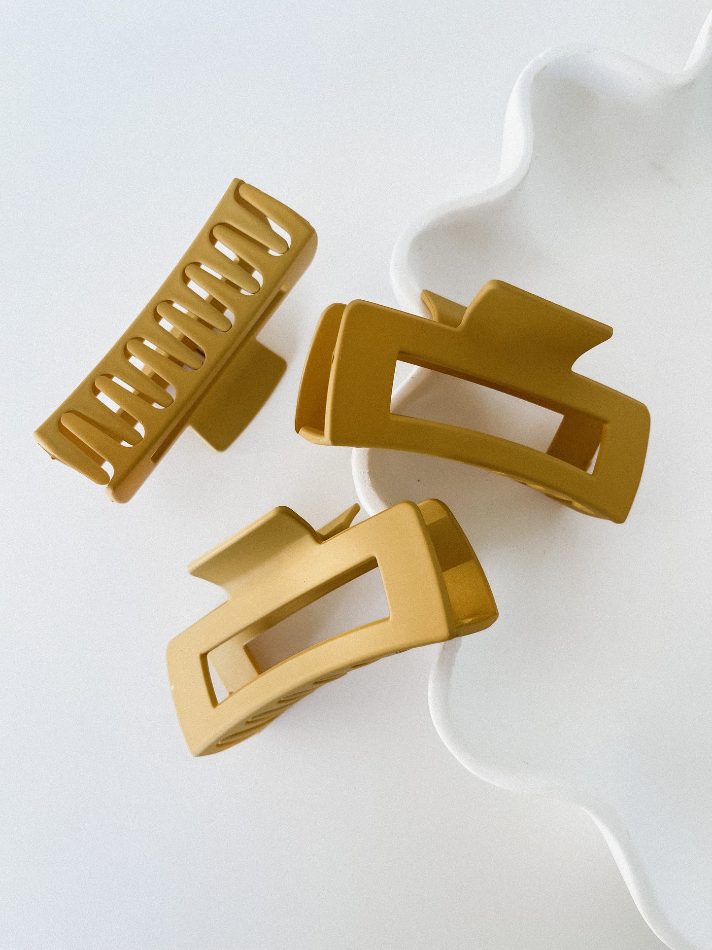 Claw Clip - Mustard