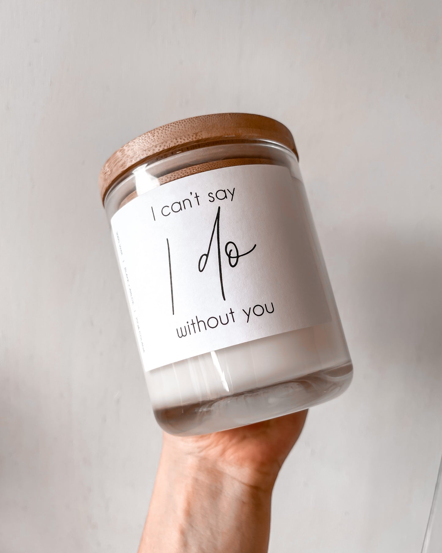 Soy Candle - PERSONALISED