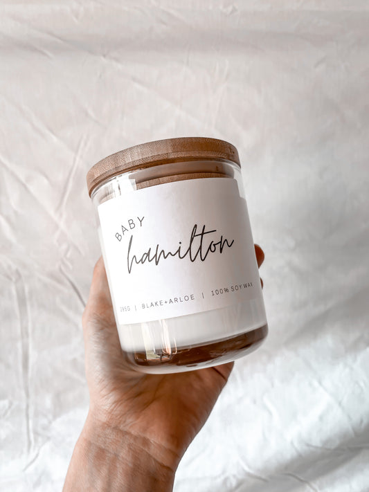 Soy Candle - PERSONALISED