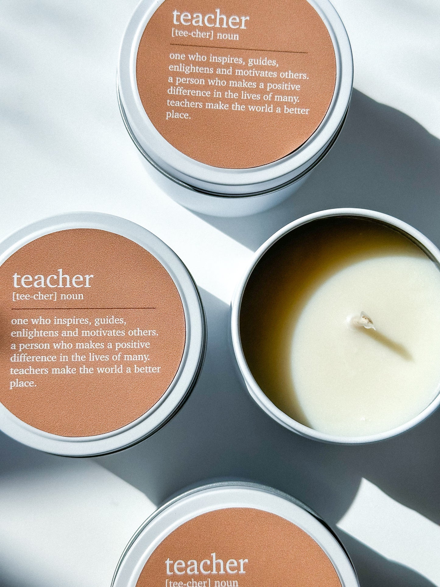 TEACHER Soy Candle Tin