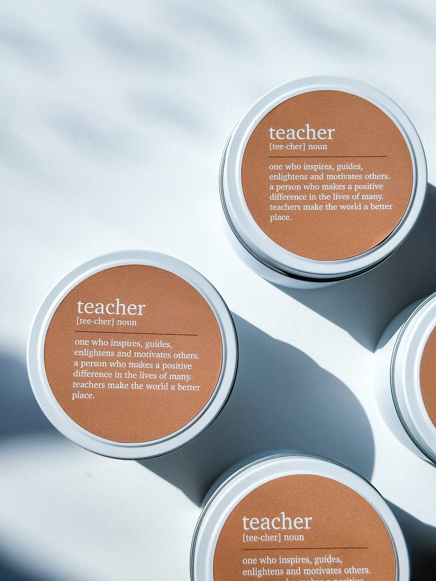 TEACHER Soy Candle Tin