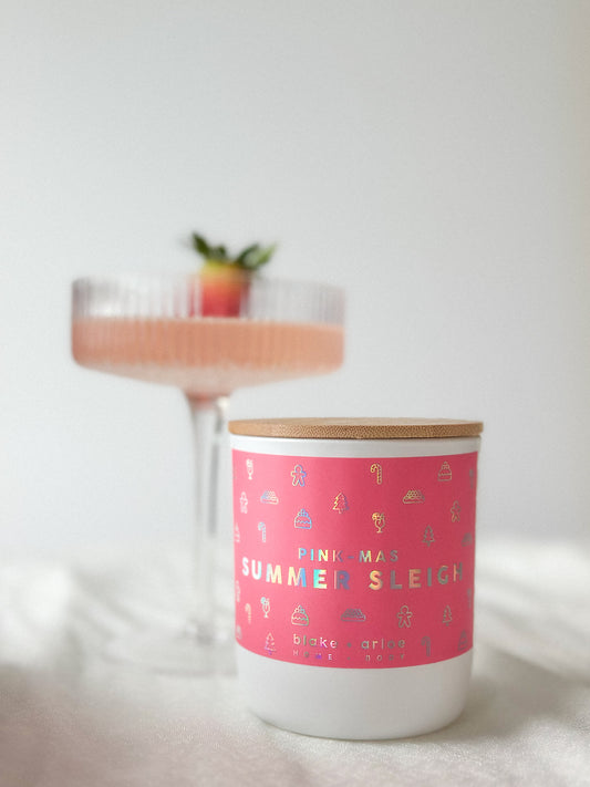 PINK-MAS Soy Candle - Summer Sleigh
