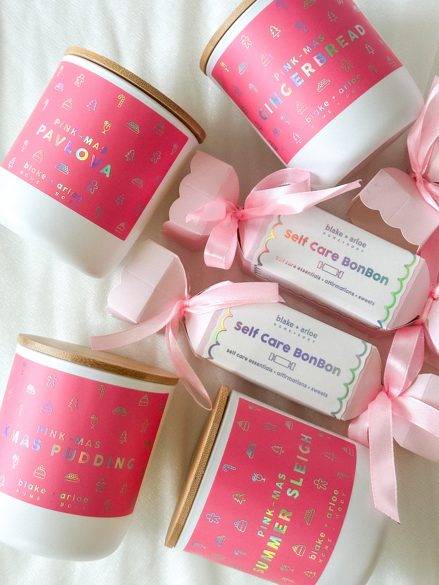 PINK-MAS Soy Candle - Xmas Pudding