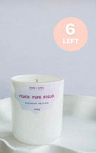 Load image into Gallery viewer, Birthday Edition Candle — Peach + Pink Sugar