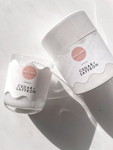 Winter Collection Candle - Cedar & Saffron